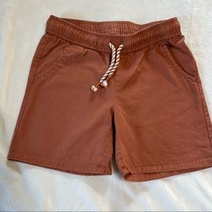 Cat & Jack Girls Size Small 6/6x Burnt Orange shorts Waist Tie
